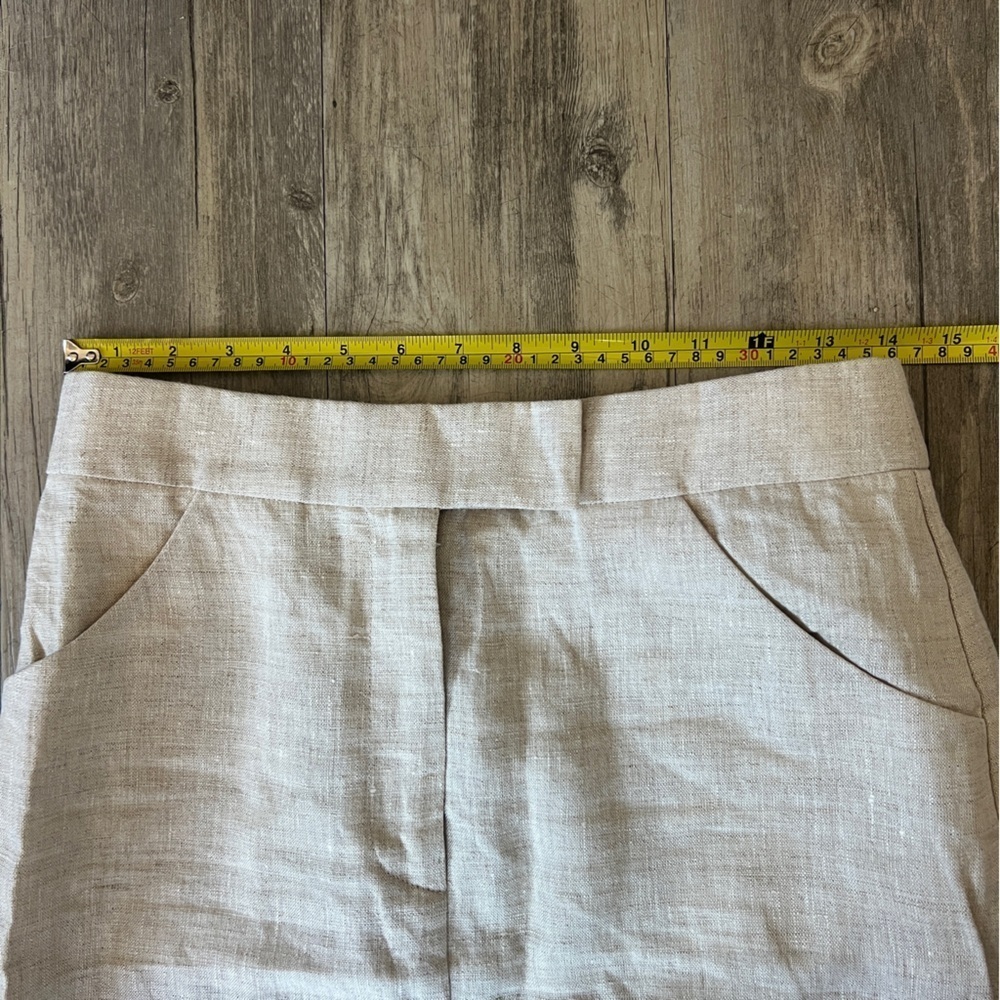 L’Academie from Revolve Orsina Maxi Skirt in Natural Linen Cotton Blend - Picture 8 of 9